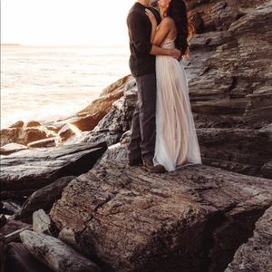 Vici collection off white dress